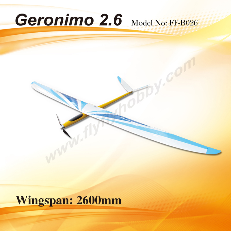 GERONIMO 2.6m Electric_Kit w/motor&prop